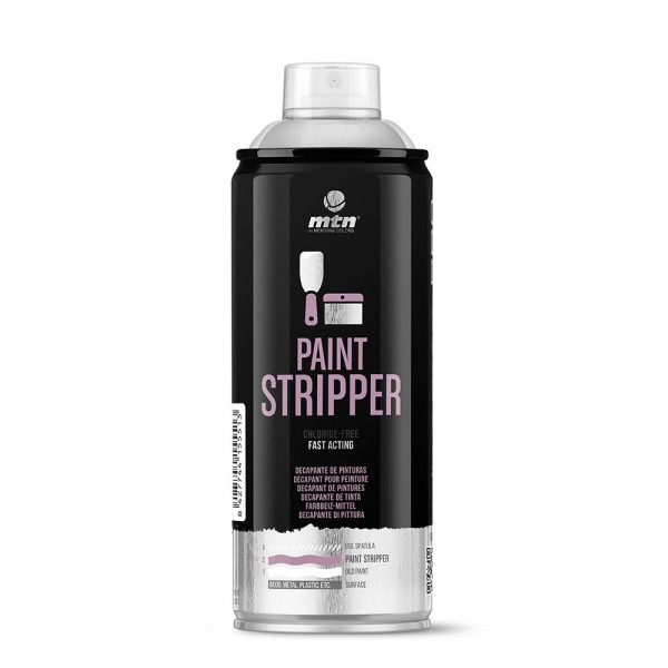 Bombe de peinture décapant pour peinture - incolore - 400ml - MTN Pro