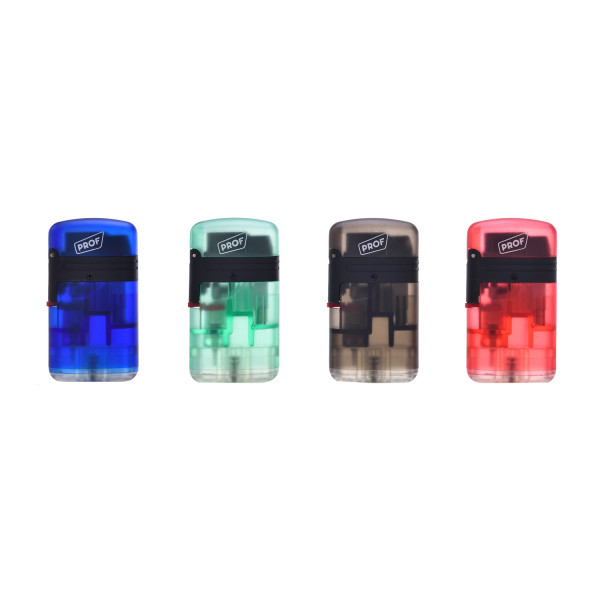 Briquet tempête - En plastique - Double flamme - Jet