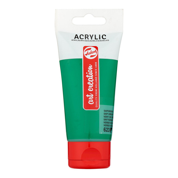 Tube de peinture acrylique Art Creation Talens 75ml vert de vessie