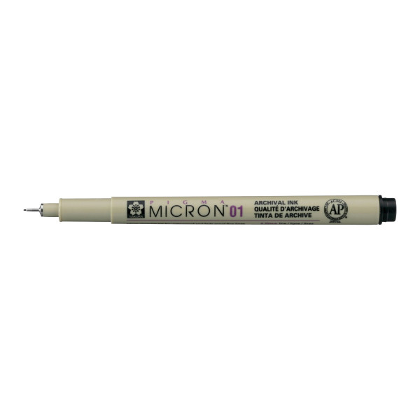 Feutre Pigma Micron 01 Sakura pointe extra fine 0.25mm noir