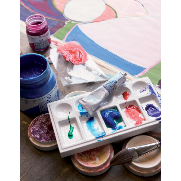 Boîte de 5 tubes de gouache extra-fine 20ml couleurs primaires Talens