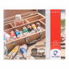 photo-Peinture acrylique - Coffret bois - 10 tubes 40ml + pinceaux + accessoires - Van Gogh