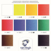Peinture acrylique - Coffret bois - 10 tubes 40ml + pinceaux + accessoires - Van Gogh