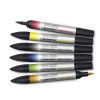 Feutres - Promarker Watercolour - 6 couleurs - Tons basiques - Winsor et Newton