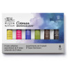 Boîte de 6 tubes de peinture aquarelle Cotman Winsor et Newton 8ml