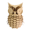 photo-Maquette - Hibou - Carton - A assembler et à décorer - 25 x 20 cm
