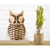 Maquette - Hibou - Carton - A assembler et à décorer - 25 x 20 cm
