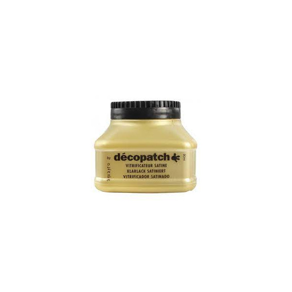 Vitrificateur satiné Aquapro Décopatch pot de 90 ml
