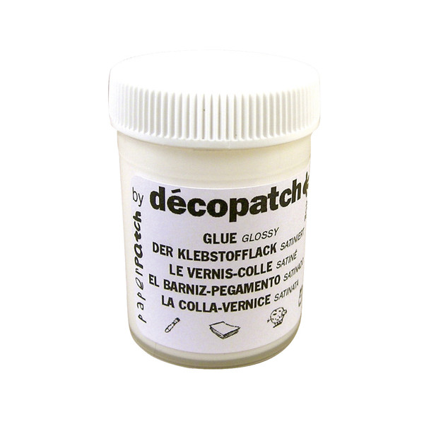 Mini kit Décopatch licorne feuilles pinceau et vernis colle