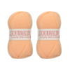 Lot de 2 pelotes Tourmaline saumon - 100% acrylique - 50g/200m - Distrifil | Surdiscount