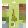 Papier origami Avenue Mandarine 61 feuilles 20 x 20 cm 70g thème dino