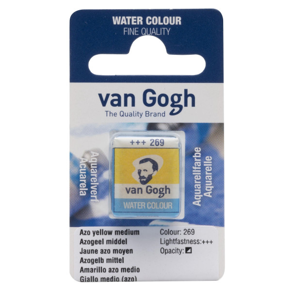 Peinture aquarelle van Gogh godet jaune azo moyen 269