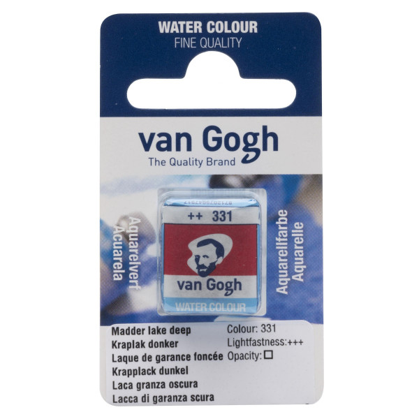Peinture aquarelle van Gogh godet Laque de Garance foncée 331