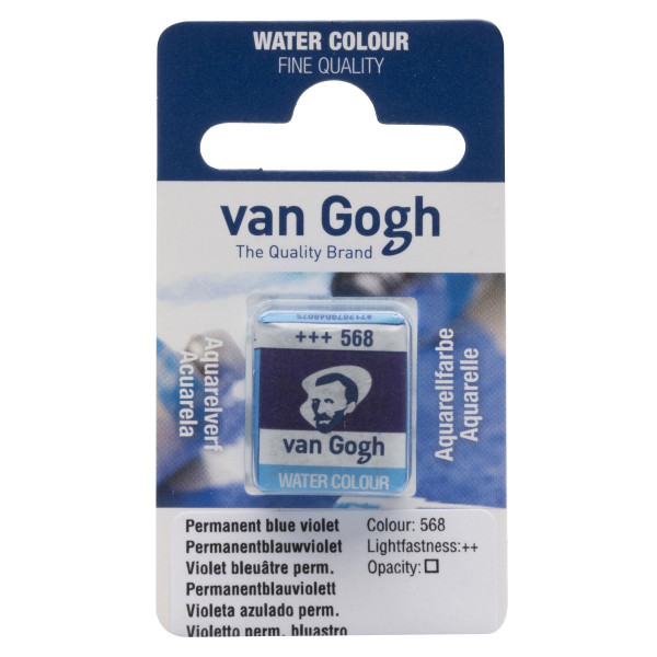 Peinture aquarelle van Gogh godet Violet bleu permanent 568