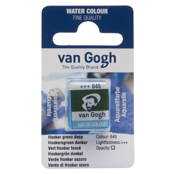 Peinture aquarelle van Gogh godet Vert Hooker Foncé 645