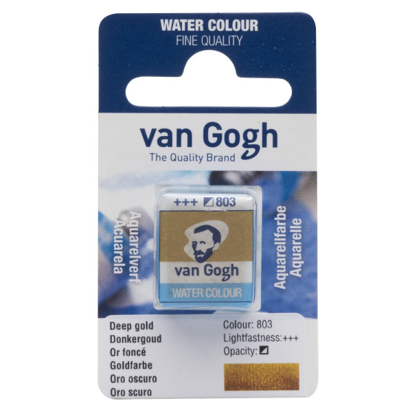 Peinture aquarelle van Gogh godet Or Foncé 803