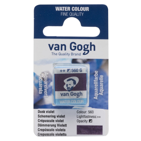 Peinture aquarelle van Gogh godet Crépuscule Violet 560