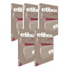 Lot de 5 boîtes 600 étiquettes n°6 Etibox Apli 100324