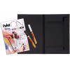 Set carnet Paint'On pad A5 Clairefontaine avec portfolio A5 et marqueurs