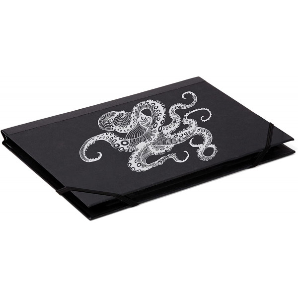 Set carnet Paint'On pad A5 Clairefontaine avec portfolio A5 et marqueurs Molotow