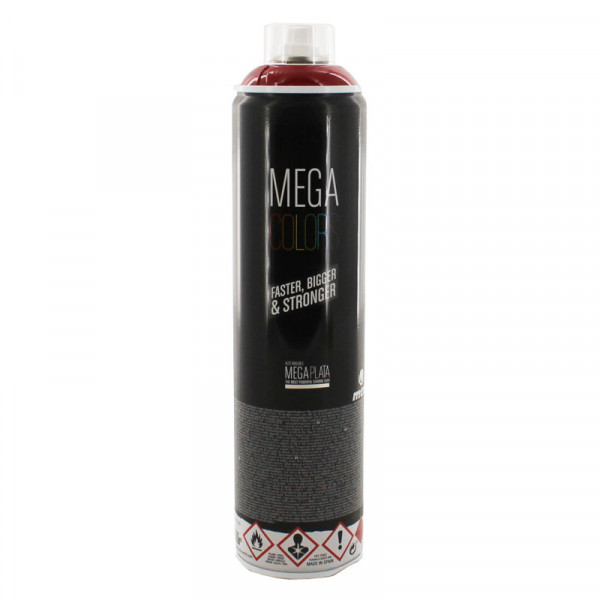 photo - Bombe de peinture - Rouge bordeaux - RV-3004 - MTN Mega Colors - 600ml