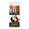 photo-6 feutres - Pointe pinceaux  - Koi Coloring Brush Pen Portrait colours - Sakura