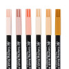 6 feutres - Pointe pinceaux  - Koi Coloring Brush Pen colours - Sakura