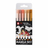 photo-6 feutres - Pointe pinceaux  - Koi Coloring Brush Pen colours - Sakura