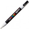 Lot de 6 marqueurs Posca - Noir et blanc - Pointes ogives PC5M PC7M PC3M