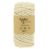 Pelote de fil pour macramé Anchor Crafty coton polyester beige naturel