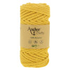 Pelote de fil pour macramé Anchor Crafty coton polyester moutarde