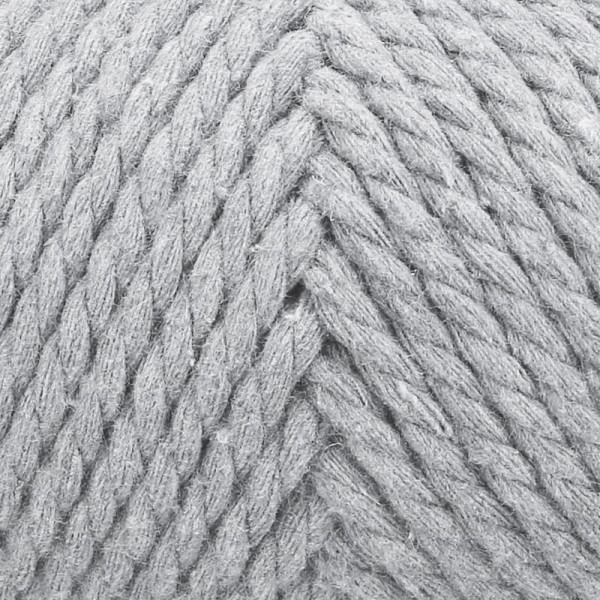 Pelote de fil pour macramé Anchor Crafty coton polyester écru cendre