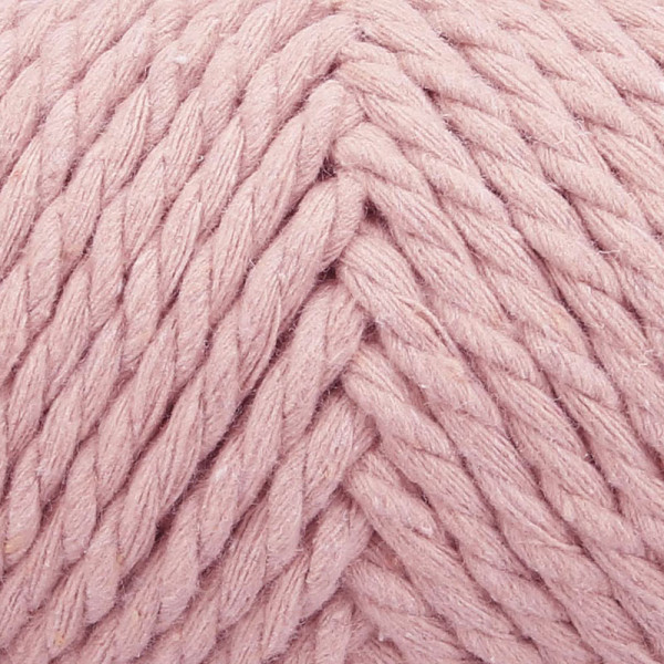 Pelote de fil pour macramé Anchor Crafty coton polyester rose
