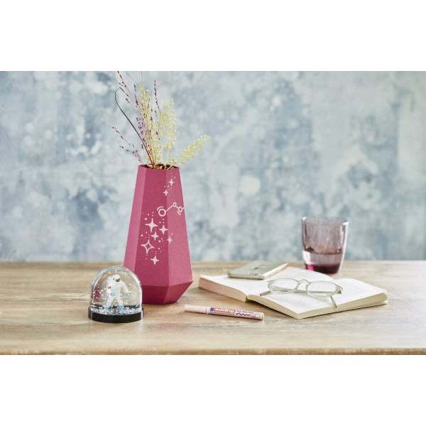 Marqueur peinture - Blanc - Tous supports - Résiste chaleur/froid - Edding 750
