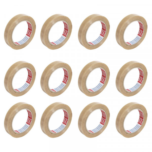 12 rubans adhésifs transparents Tesa 66m x 12 mm