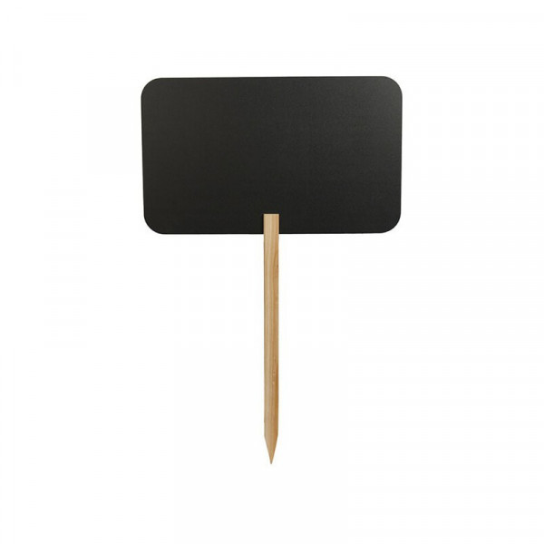 Grande pancarte en ardoise noire plaque de jardin Securit