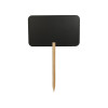 Grande pancarte en ardoise noire plaque de jardin Securit