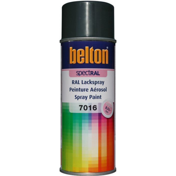 Bombe de peinture Belton Spectral RAL7016 Gris anthracite