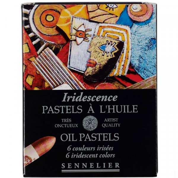 photo-Pastels à l'huile - 6 couleurs irisées - Beaux-arts - Sennelier
