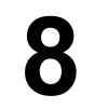 Bougie anniversaire chiffre 8