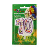 Bougie anniversaire nombre 70