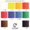 Peinture acrylique - Coffret 10 tubes de 40ml + accessoires - Van Gogh