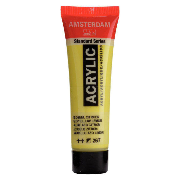 Peinture Acrylique en tube jauen azo citron Amsterdam