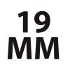 Boîte de 12 pinces à clip 19mm en métal - Apli