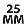 Boîte de 12 pinces à clip 25mm en métal - Apli