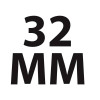 Boîte de 12 pinces à clip 32mm en métal - Apli