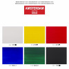 Set de 6 tubes de peinture acrylique Amsterdam 20ml couleurs générales