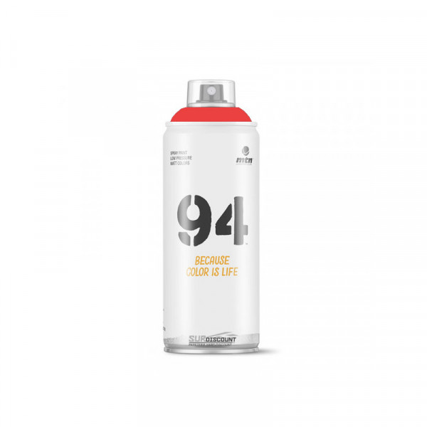Bombe de peinture MTN 94 - rouge espectro | Surdiscount