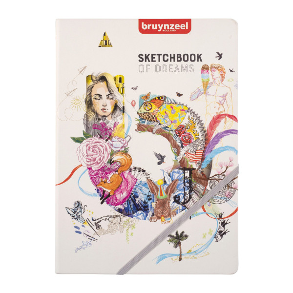 photo-Carnet - A4 - Croquis - Dessin - 160 pages blanches - 140g - Bruynzeel