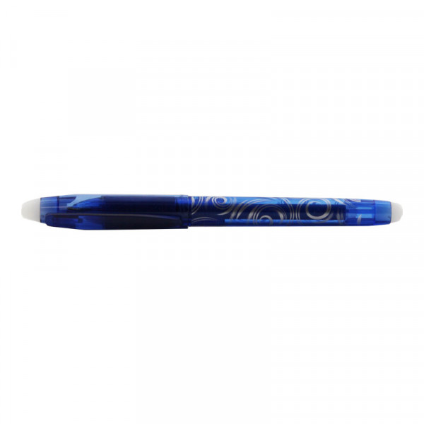 Boîte 12 stylos encre gel effaçable R-Pen bleu pointe moyenne 0.7mm